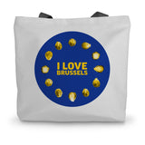 I Love Brussels - Canvas Tote Bag