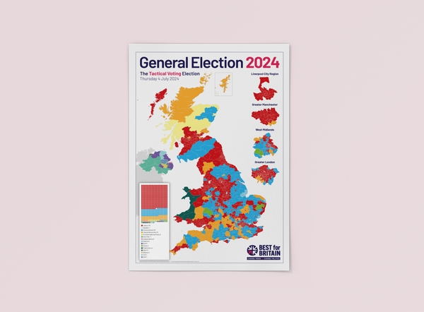 2024 General Election map - A3