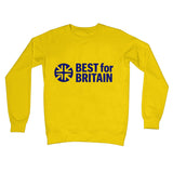 Navy Best for Britain Logo Crew Neck Sweatshirt